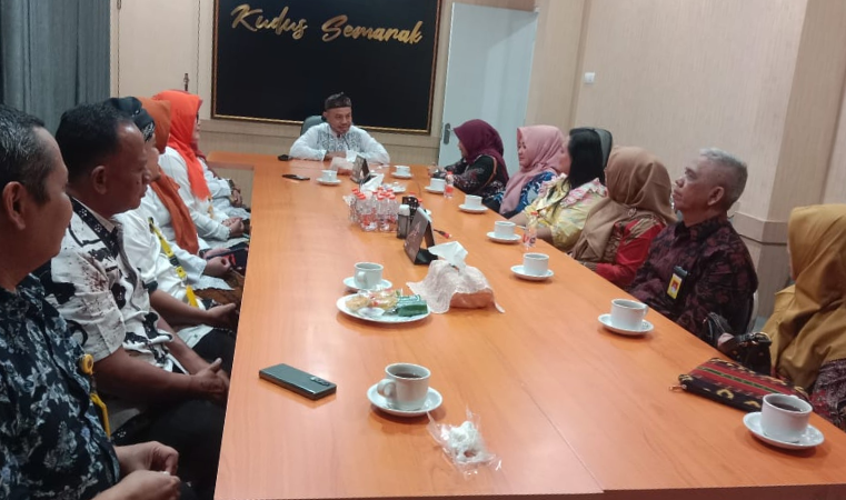 Koordinasi dan Pelaporan Pegawai Pindah Tugas, Kantah Kab Pati lakukan kunjungan ke Kantah Kab Kudus – Kamis, 23 Januari 2025