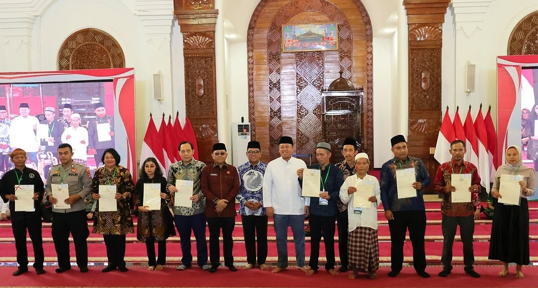 Menteri Nusron Tekankan Peningkatan Pendaftaran Tanah Wakaf di Sulawesi Selatan dan Gorontalo