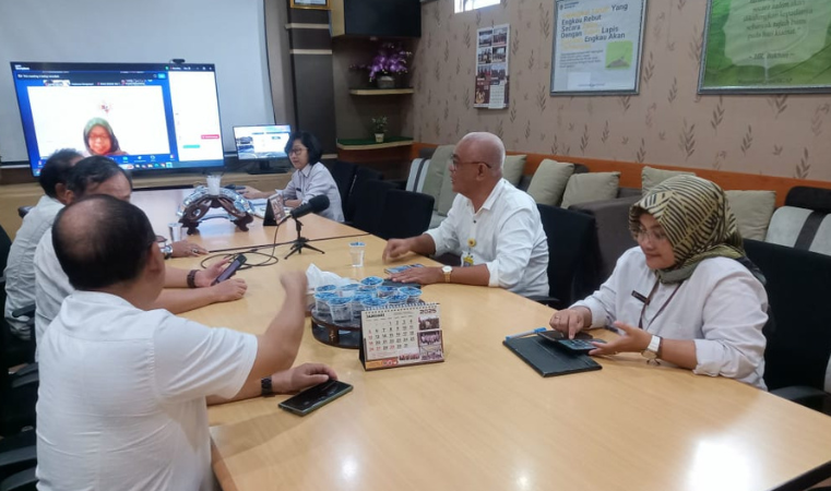 Kantor Pertanahan Kabupaten Pati Hadiri Evaluasi dan Monitoring Hasil Penilaian Kepatuhan Penyelenggaraan Pelayanan Publik Tahun 2024