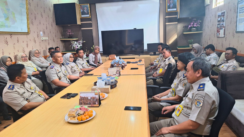 Koordinasi dan Pelaporan Pegawai Pindah Tugas, Kantor Pertanahan Kabupaten Pati Terima Kunjungan dari Kantor Pertanahan Kabupaten Blora