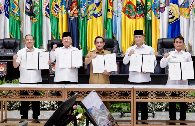 Kementerian ATR/BPN Teken Nota Kesepahaman dengan 4 K/L untuk Perkuat Sinergi Tata Kelola Pertanahan dan Tata Ruang