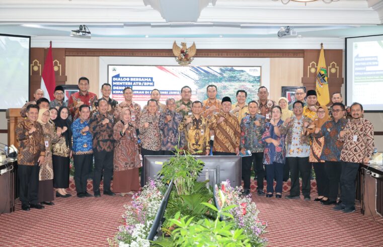 Dialog Bersama Kepala Daerah Se-Jawa Tengah, Menteri Nusron Paparkan Peran Pemda dalam Mendukung Paradigma Administrasi Pertanahan Modern