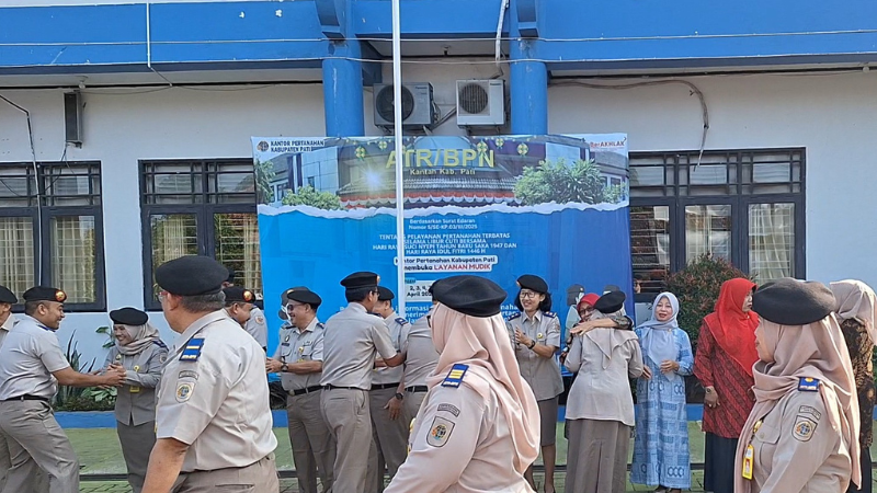 Kantor Pertanahan Kabupaten Pati Gelar Halal Bi Halal Dalam Rangka Mempererat Tali Silahturahmi Antar Pegawai