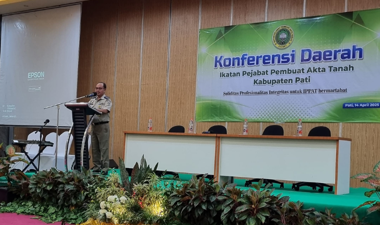 Kantor Pertanahan Kabupaten Pati Hadiri KONFERDA IPPAT Kabupaten Pati