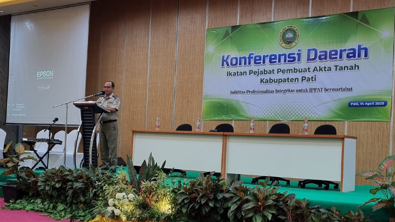 Kantor Pertanahan Kabupaten Pati Hadiri KONFERDA IPPAT Kabupaten Pati