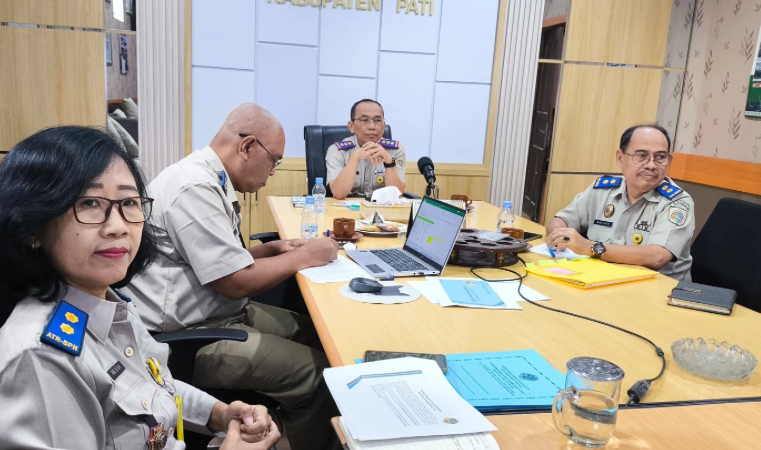 Kantor Pertanahan Kabupaten Pati Hadiri Rapat Paparan Kantor Pertanahan Terhadap Tanah Hak Guna Usaha yang Berpotensi Menjadi Tanah Terindikasi Telantar