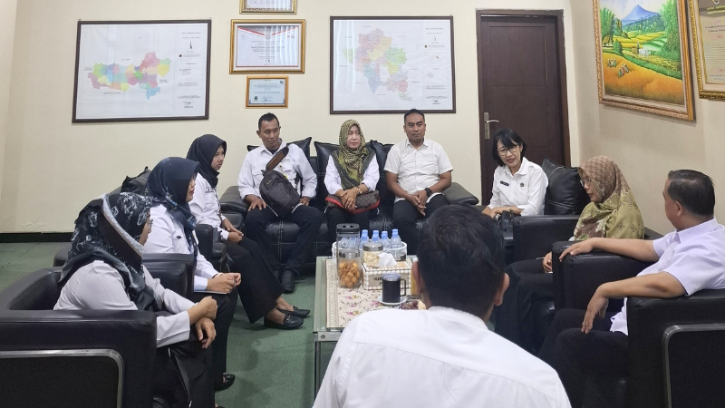 Kunjungan Koordinasi dan Pelaporan Pegawai Pindah Tugas Kantor Pertanahan Kabupaten Pati ke Kantor Pertanahan Kabupaten Semarang