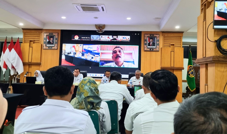 Kantor Pertanahan Kabupaten Pati Hadiri Ekspose Hasil Pelaksanaan Audit Kinerja terhadap Pelaksanaan Kegiatan PTSL Tahun Anggaran 2024 di Kanwil BPN Provinsi Jawa Tengah