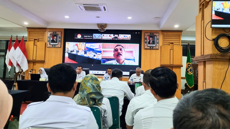 Kantor Pertanahan Kabupaten Pati Hadiri Ekspose Hasil Pelaksanaan Audit Kinerja terhadap Pelaksanaan Kegiatan PTSL Tahun Anggaran 2024 di Kanwil BPN Provinsi Jawa Tengah