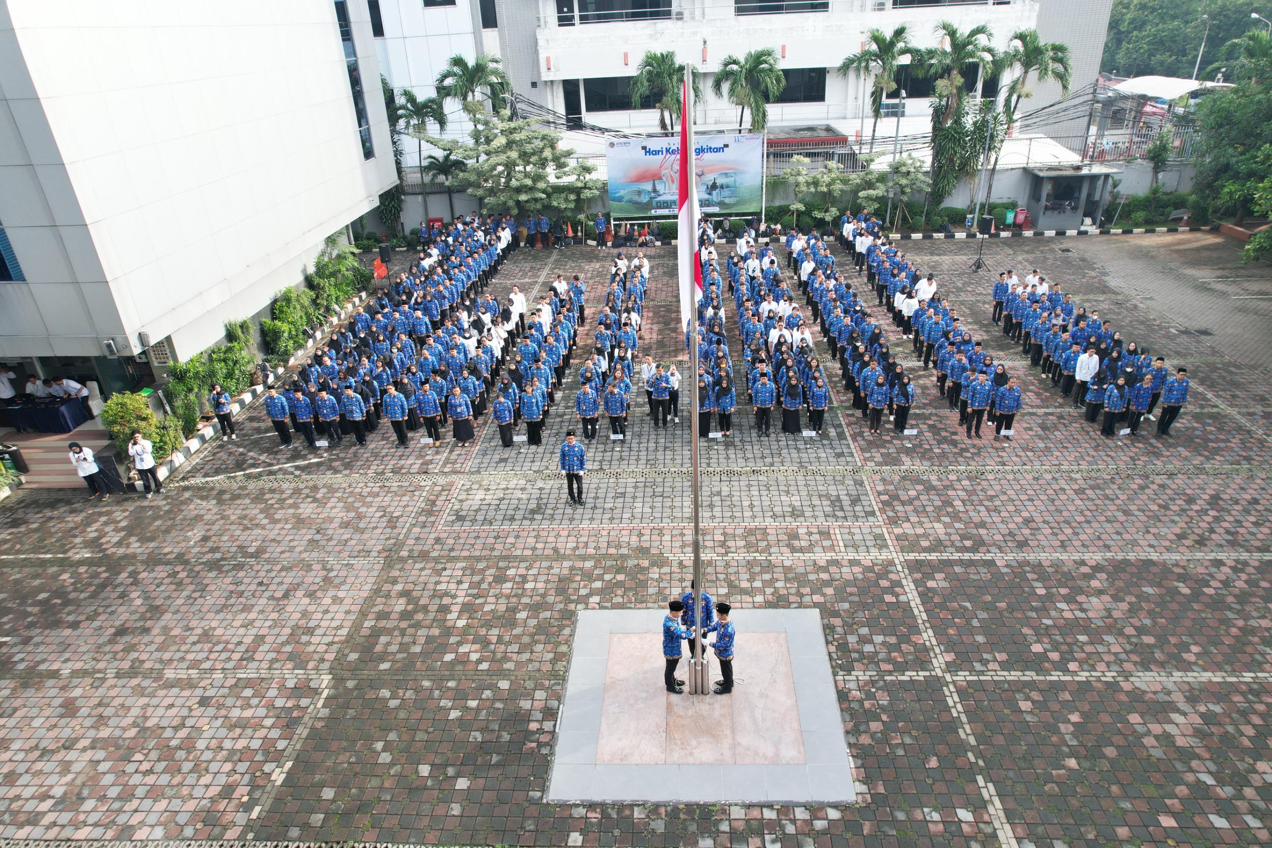 Peringati Hari Kebangkitan Nasional ke-117, Kementerian ATR/BPN Gelar Upacara dan Tekankan Semangat Menjawab Tantangan Zaman
