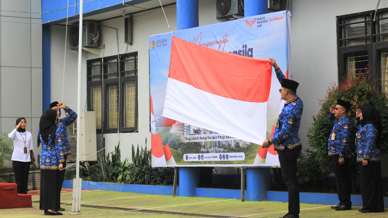 Kantor Pertanahan Kabupaten Pati Laksanakan Upacara Peringati Hari Lahirnya Pancasila 1 Juni 2025