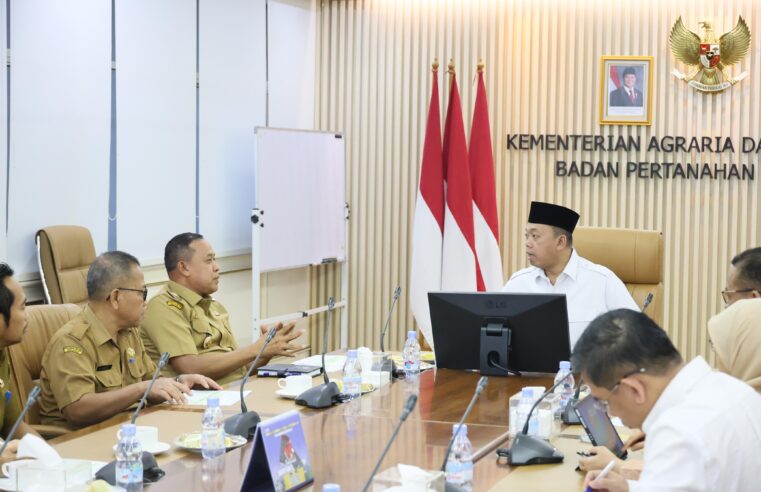 Audiensi Wali Kota Bekasi, Menteri Nusron Tekankan Kerja Sama untuk Percepat Sertipikasi Aset Pemkot