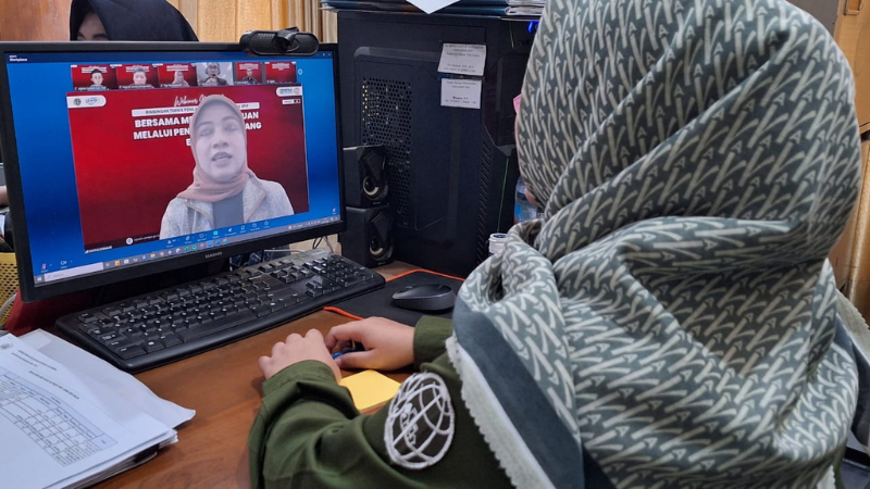 Respons Kinerja Berbasis Integritas, Kantor Pertanahan Kabupaten Pati Hadiri Bimtek Penilaian Mandiri Maturitas SPIP Tahun 2025