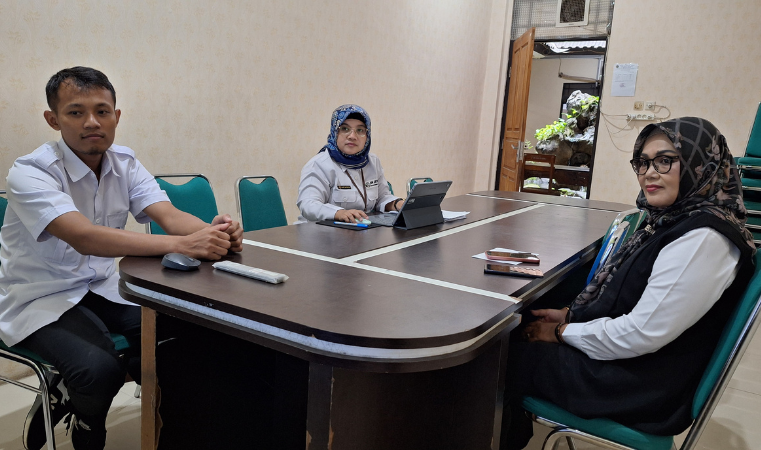 Pengelolaan Kepegawaian Terintegrasi, Kantor Pertanahan Kabupaten Pati Ikuti Monitoring Pemutakhiran Data ASN