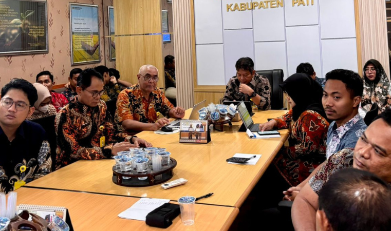 Rapat Internal Seksi Survei dan Pemetaan Digelar, Kantor Pertanahan Kabupaten Pati Fokus Tingkatkan Kinerja Tim