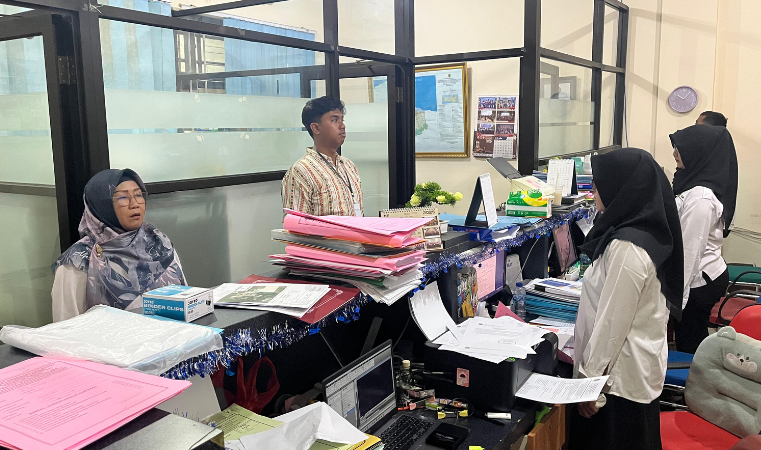 Kantor Pertanahan Kabupaten Pati memperdengarkan Panca Prasetya KORPRI pada Rabu 25 Juni 2025