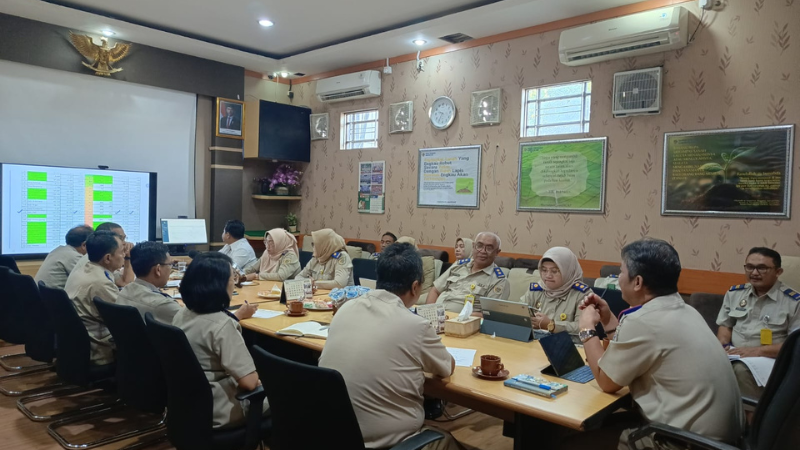 Kantor Pertanahan Kabupaten Pati Gelar Rapat REMPEYEK, Evaluasi Mingguan Pekerjaan Rutin dan Proyek pada 29 Juli 2025