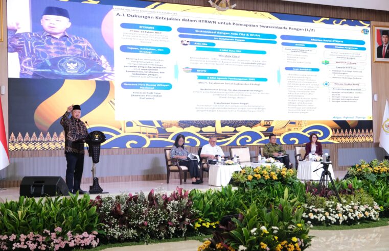 Jadi Pembicara di Pra Rakor BPK, Menteri Nusron Tegaskan Tanah adalah Fondasi Ketahanan Pangan