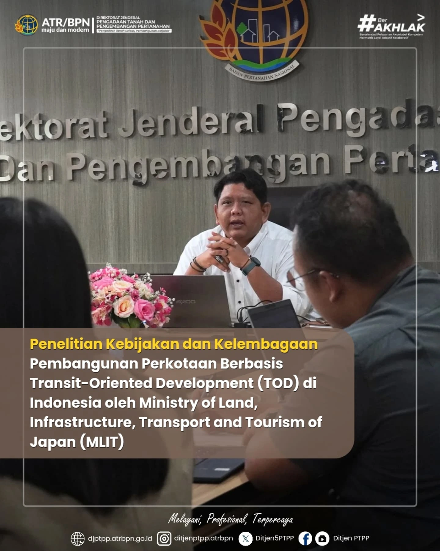 Penelitian Kebijakan dan Kelembagaan Pembangunan Perkotaan Berbasis Transit-Oriented Development (TOD) di Indonesia oleh Ministry of Land, Infrastructure, Transport and Tourism of Japan (MLIT)