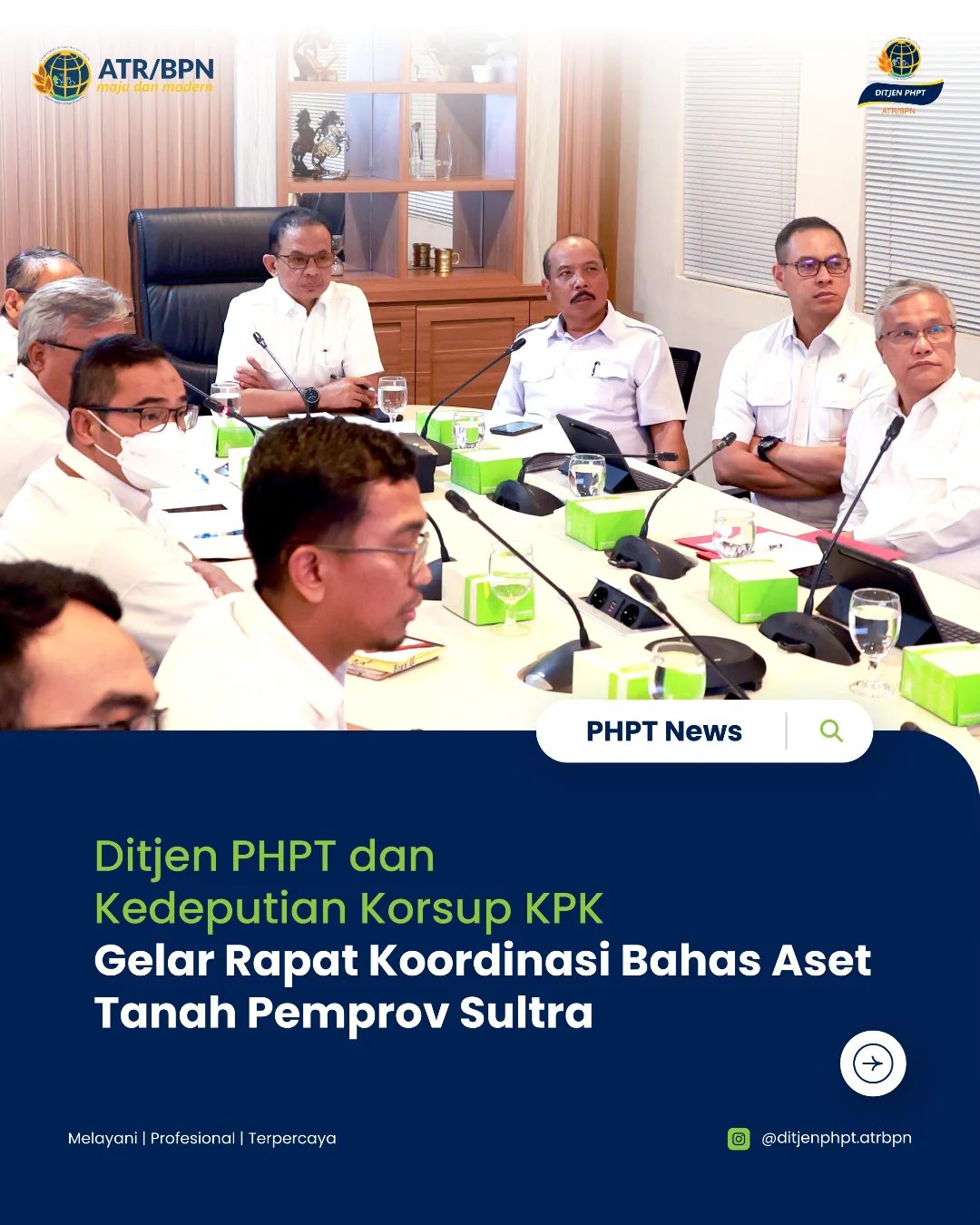 Ditjen PHPT dan Kedeputian Korsup KPK Gelar Rapat Koordinasi Bahas Aset Tanah Pemprov Sultra