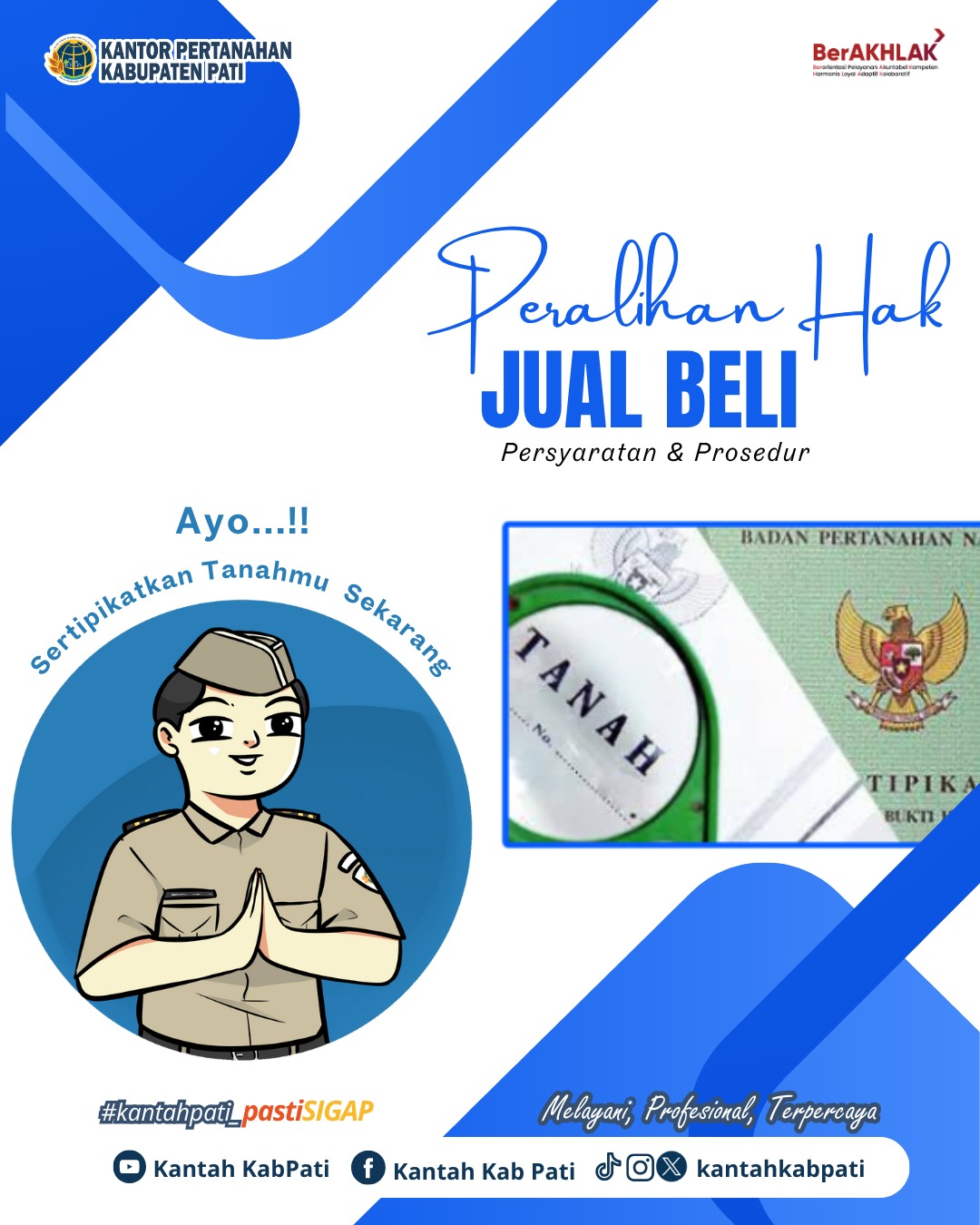 Ada kabar baik nih buat kamu yang barusan beli tanah dan mau mengurus Proses Balik Nama Sertipikat