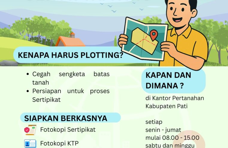 Warga Pati, Ayo Plotting Sertipikatmu
