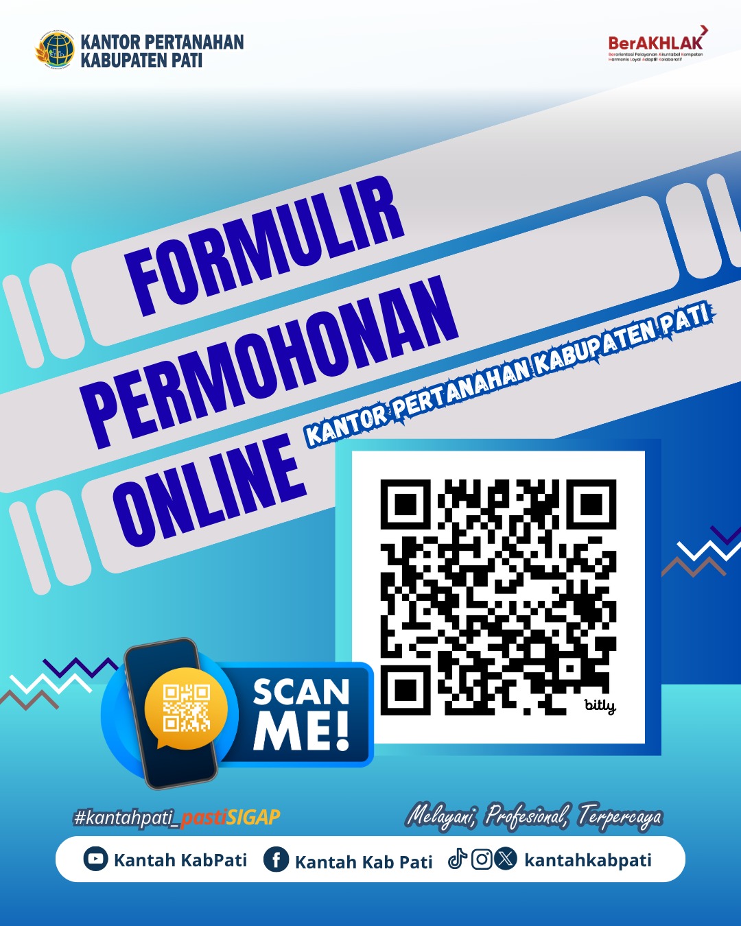 Formulir Permohonan Kantor Pertanahan Kabupaten Pati Saat Ini Sudah Tersedia secara online