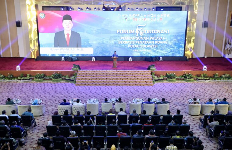 Pada Forum Koordinasi Pembangunan Wilayah Berbasis Penataan Ruang, Menteri Nusron Ajak Kepala Daerah Se-Sulawesi untuk Revisi RTRW dan RDTR