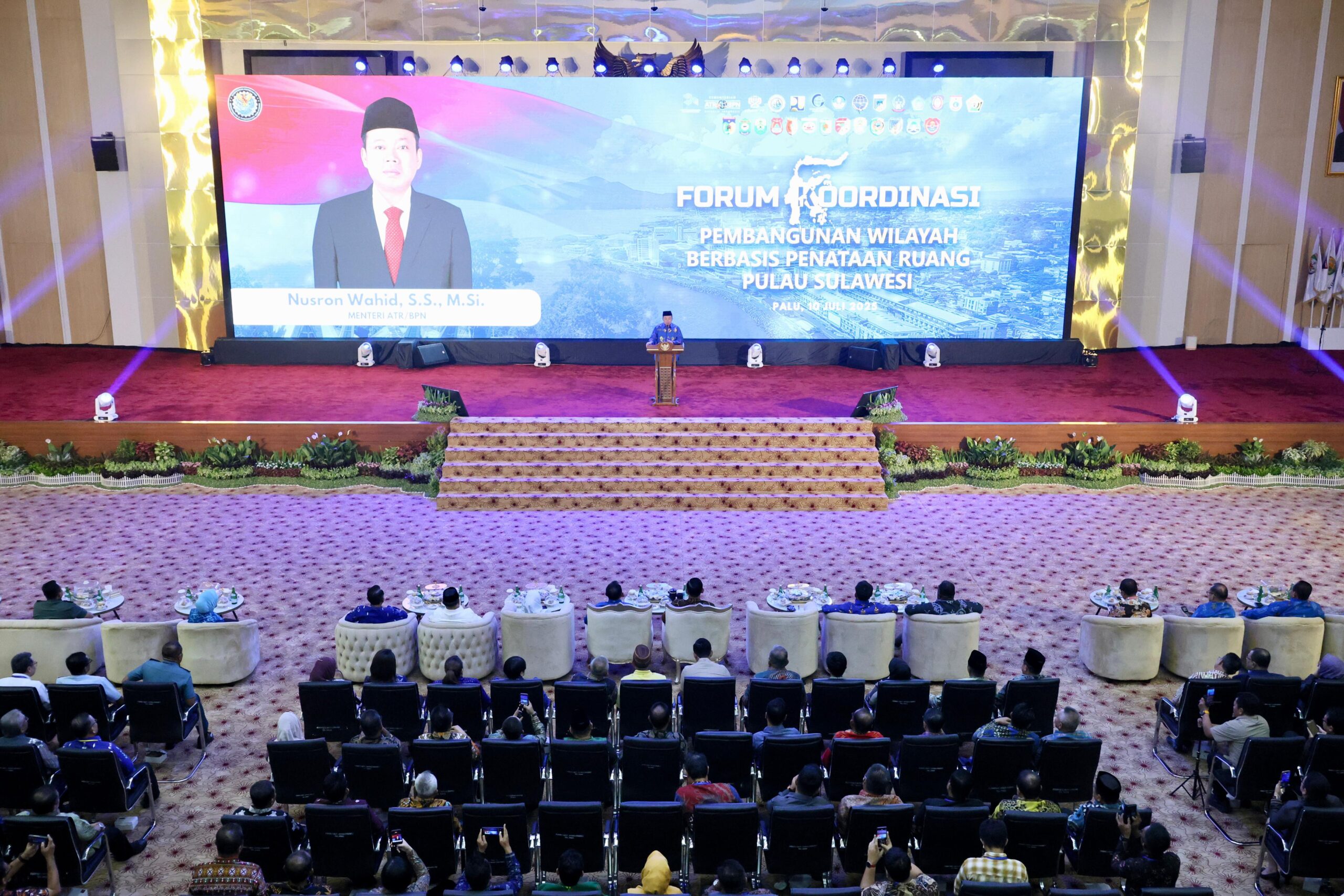 Pada Forum Koordinasi Pembangunan Wilayah Berbasis Penataan Ruang, Menteri Nusron Ajak Kepala Daerah Se-Sulawesi untuk Revisi RTRW dan RDTR