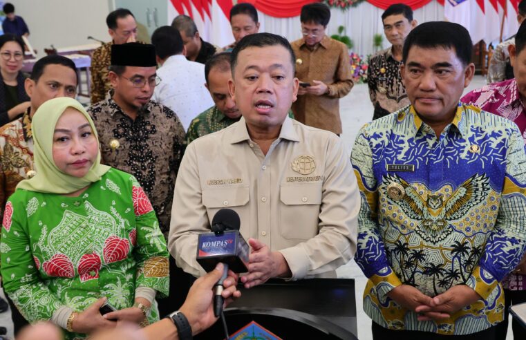 Rakor dengan Pemda, Menteri Nusron Bersama Kepala Daerah Se-Sulawesi Utara Sepakat Menjaga Ekosistem Tata Ruang