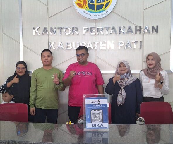 Kantor Pertanahan Kabupaten Pati mengadakan Giat PELATARAN (Pelayanan Pertanahan Akhir Pekan)