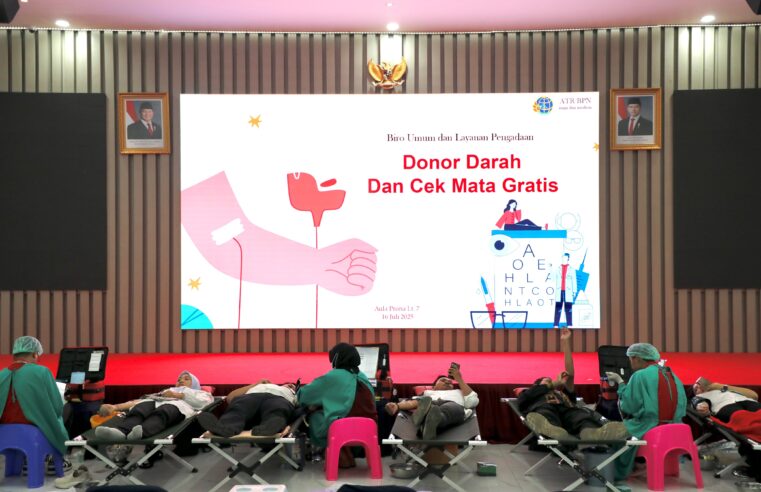 Sekjen Kementerian ATR/BPN Sebut Donor Darah Bermanfaat bagi Kesehatan dan Sesama