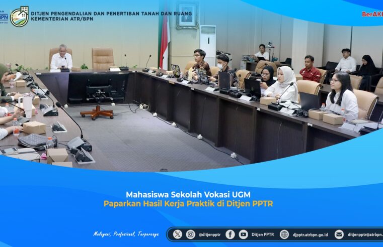 Mahasiswa Sekolah Vokasi UGM Paparkan Hasil Kerja Praktik di Ditjen PPTR