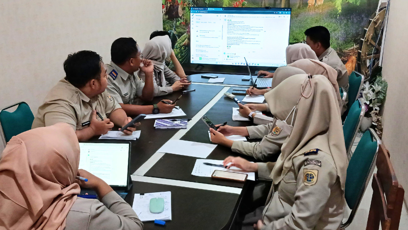 Kantor Pertanahan Kabupaten Pati Lakukan Monitoring SPIP, Perkuat Tata Kelola Pemerintahan