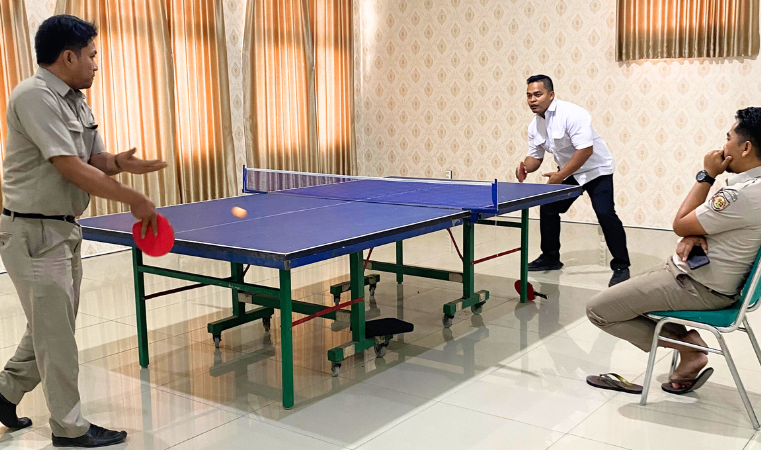 Lomba Pingpong Warnai Perayaan Kemerdekaan di Kantor Pertanahan Kabupaten Pati