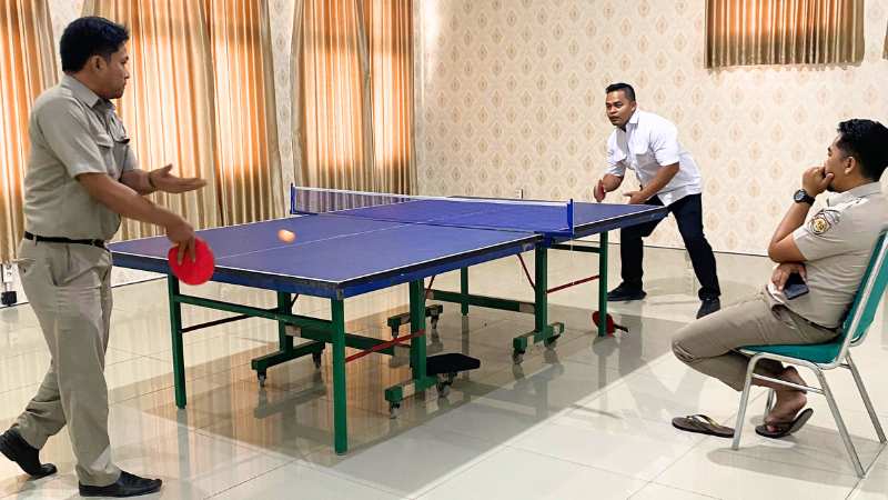 Lomba Pingpong Warnai Perayaan Kemerdekaan di Kantor Pertanahan Kabupaten Pati