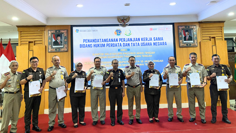 Kantor Pertanahan Kabupaten Pati Teken Kerja Sama Hukum Perdata dan Tata Usaha Negara