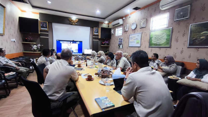 Kantor Pertanahan Kabupaten Pati Hadiri Evaluasi Kinerja BPN Jateng, Bahas Strategi Percepatan Program Prioritas Nasional