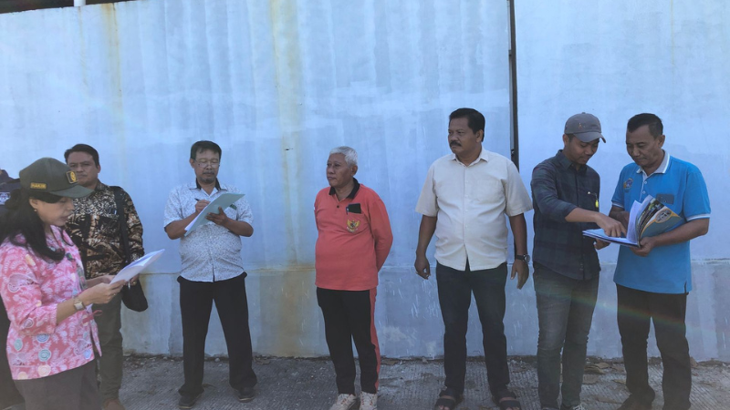 Seksi Pengendalian dan Penanganan Sengketa Kantor Pertanahan Kabupaten Pati Ikuti Pemeriksaan Setempat di Desa Margorejo