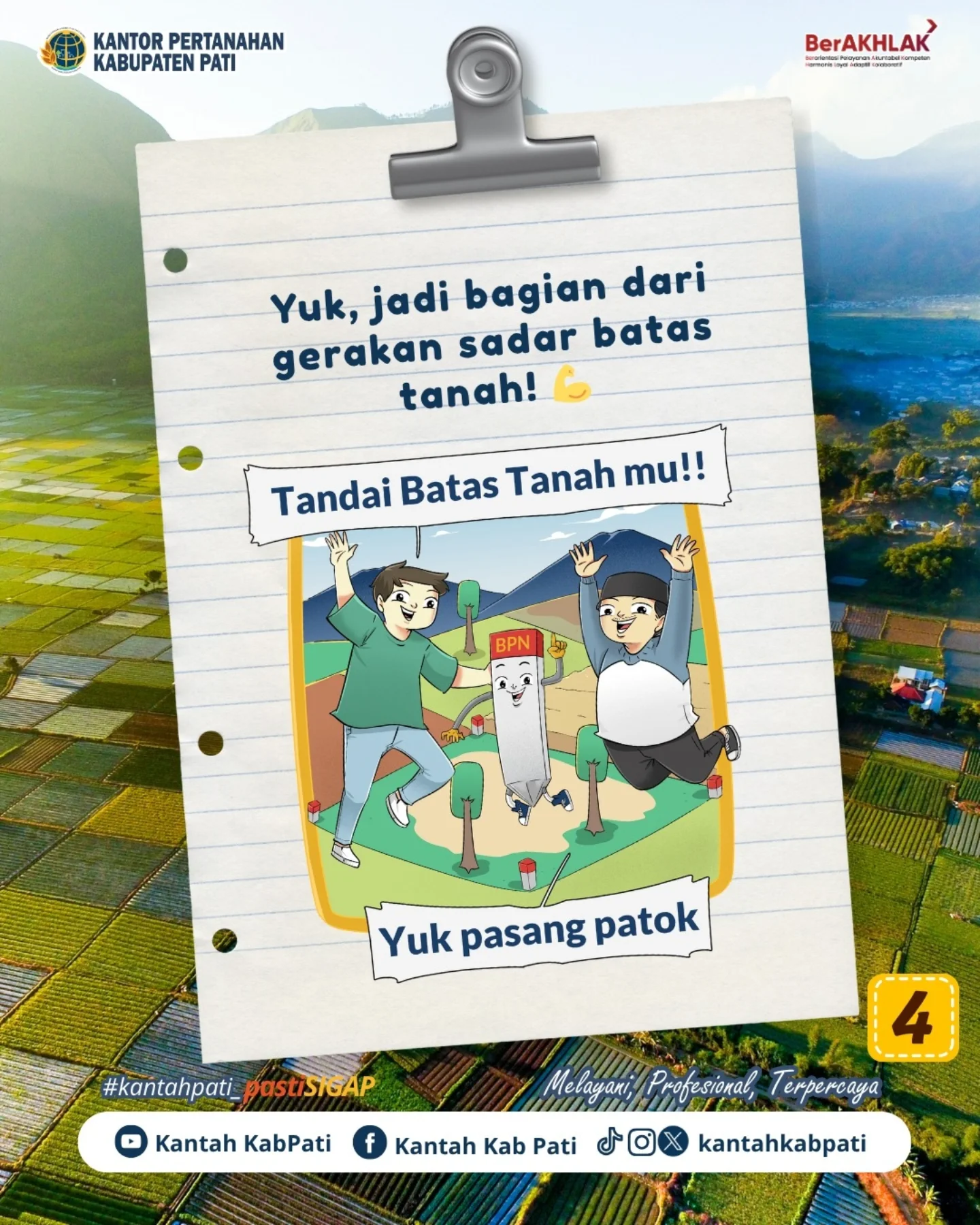 GEMAPATAS: Patok Kecil, Manfaat Besar untuk Masa Depan Tanah Anda