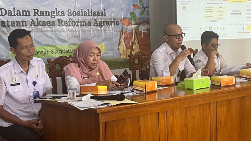 Kantor Pertanahan Kabupaten Pati gelar penyuluhan dalam rangka sosialisasi penataan akses reforma agraria Tahun Anggaran 2025