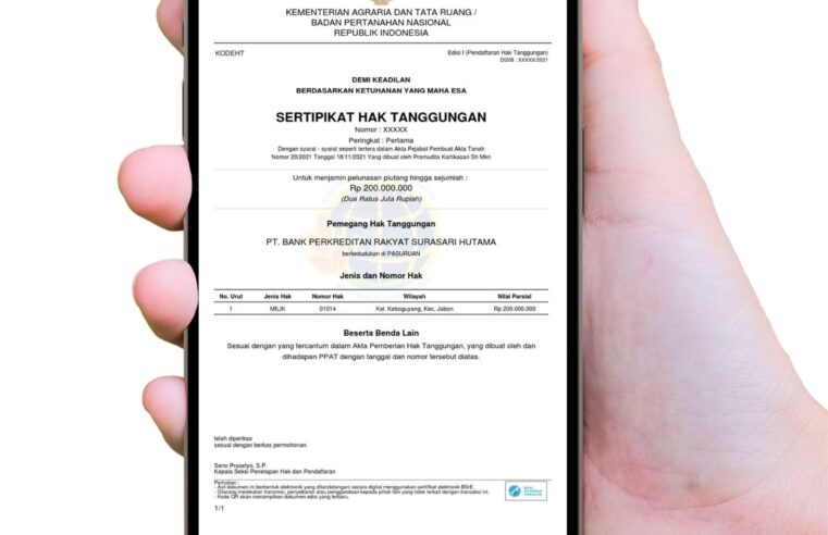 Jadi Layanan Paling Banyak Diakses Masyarakat, Ini Penjelasan Soal HT dan Roya Elektronik bagi Debitur Perorangan