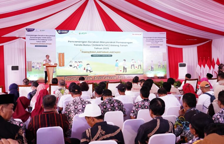 GEMAPATAS Akselerasi PTSL Terintegrasi dalam ILASPP, Kementerian ATR/BPN Targetkan Pengukuran dan Pemetaan 2 Juta Bidang Tanah