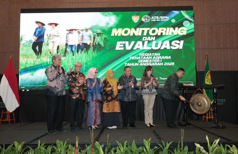 Buka Monev Penataan Agraria Semester I 2025, Wamen Ossy Tekankan Pentingnya Penataan Akses demi Peningkatan Taraf Kehidupan Masyarakat