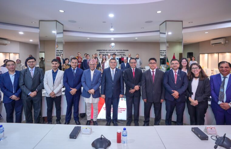 Kementerian ATR/BPN Terima Delegasi Nepal untuk Learning Exchange dalam Modernisasi Sektor Administrasi Pertanahan