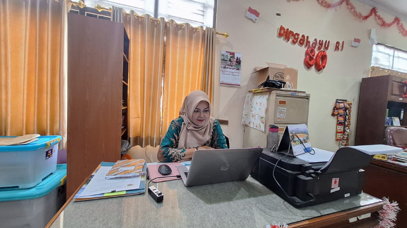 Kantor Pertanahan Kabupaten Pati Ikuti Zoom Meeting Cara Mudah Menyusun SKP Jabatan Fungsional Analis SDMA