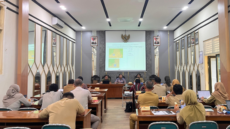 Kantor Pertanahan Kabupaten Pati Ikuti Koordinasi terkait LP2B dan Data Pertanahan