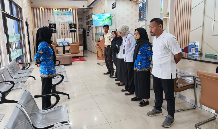 Briefing Rutin, Kantor Pertanahan Kabupaten Pati Tekankan Ketelitian dalam memberikan layanan