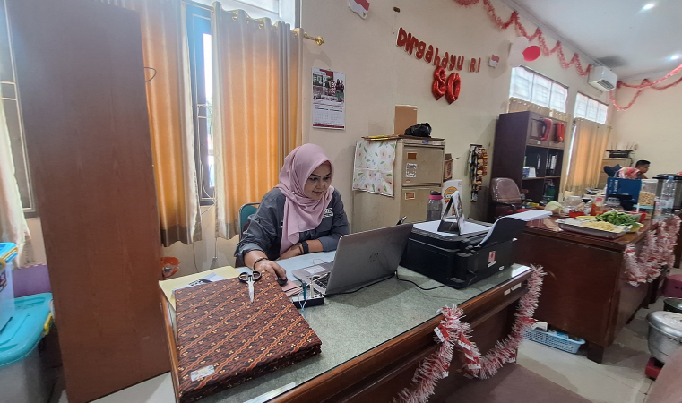 Kantor Pertanahan Kabupaten Pati mengikuti kegiatan Coaching Clinic Review Penilaian Kinerja