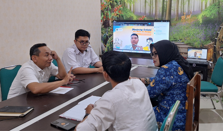 Kantor Pertanahan Kabupaten Pati Ikuti Monev TNK